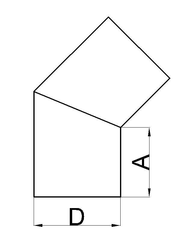 Отвод двухсекционный
